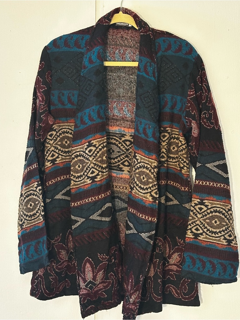 EARTHBOUND open-front cardigan Sweater (XL)